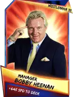 SuperCard Support BobbyHeenan S3 14 WrestleMania33