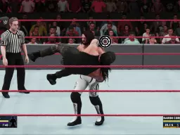 WWE 2K18 AJ Styles Baron Corbin Carry Drag Move