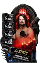 SuperCard AJStyles S5 22 Gothic