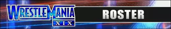 WWE WrestleMania XIX Roster Gamecube
