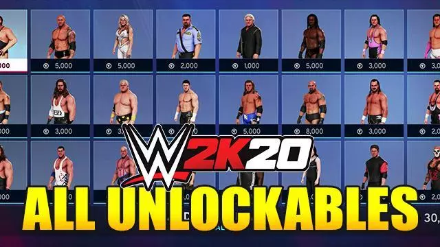 WWE 2K20 Unlockables: How To Unlock All Characters, Arenas & Championships (VC Purchasables List)