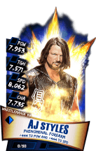 SuperCard AJStyles S3 14 WrestleMania33 SuperCard AJStyles S3 14 WrestleMania33