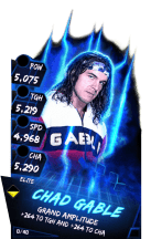 Super card  chad gable  s3 12  elite  fusion 10610 216
