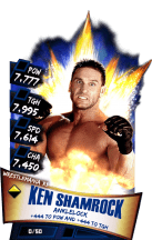 Super card ken shamrock s3 14 wrestle mania33 10661 216