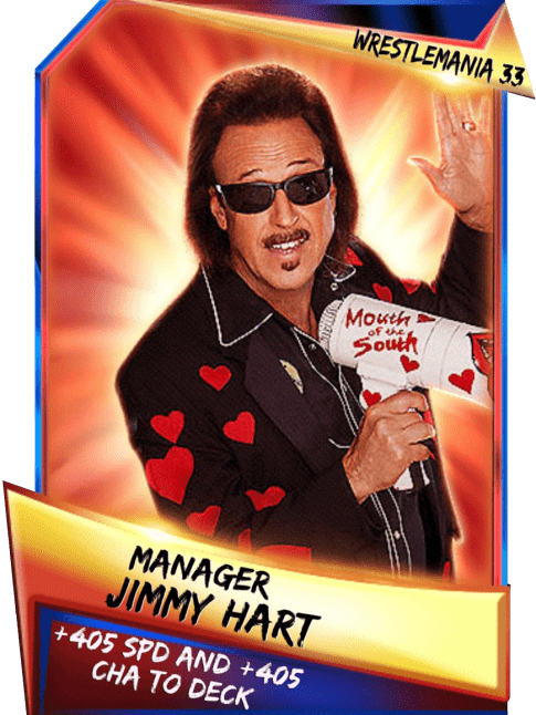 SuperCard Support JimmyHart S3 14 WrestleMania33