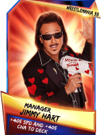 Super card support jimmy hart s3 14 wrestle mania33 10702 216