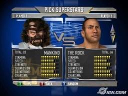 WrestleMania21 TheRock Mankind