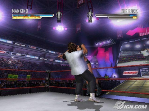 WrestleMania21 TheRock Mankind 2 WrestleMania21 TheRock Mankind 2