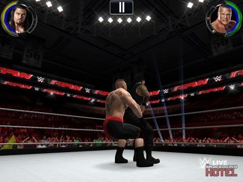 WWE2K Mobile BrockLesnar RomanReigns