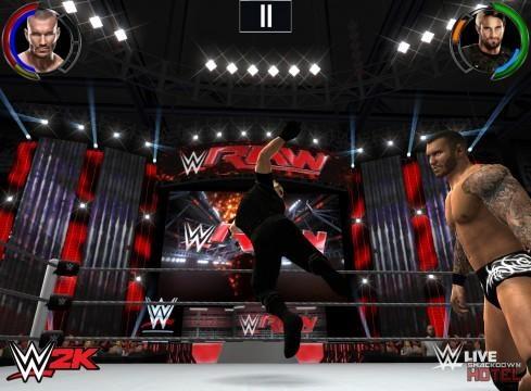 WWE2K Mobile SethRollins RandyOrton