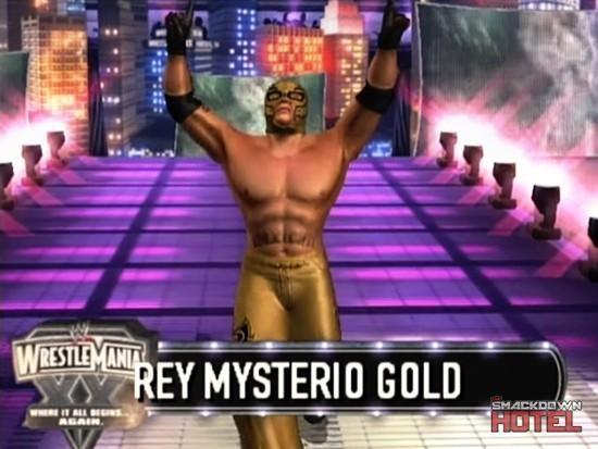 WrestleMania21 ReyMysterioGold