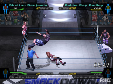 HereComesThePain DVonDudley SheltonBenjamin CharlieHaas BubbaRayDudley HereComesThePain DVonDudley SheltonBenjamin CharlieHaas BubbaRayDudley
