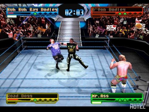 SmackDown BuhBuhRayDudley DVonDudley MrAss BillyGunn RoadDogg 2 SmackDown BuhBuhRayDudley DVonDudley MrAss BillyGunn RoadDogg 2