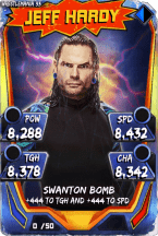 SuperCard JeffHardy S3 14 WrestleMania33 Throwback