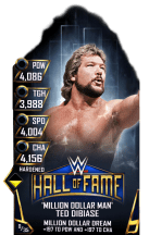 SuperCard TedDiBiase S3 11 Hardened HallOfFame