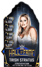 SuperCard TrishStratus S3 11 Hardened HallOfFame