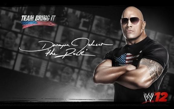 WWE12 Wallpaper TheRock WWE12 Wallpaper TheRock