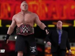 WWE2K18 BrockLesnar PaulHeyman