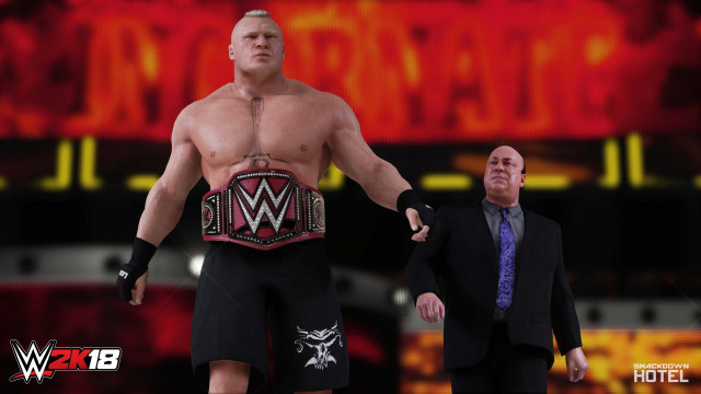 WWE2K18 BrockLesnar PaulHeyman