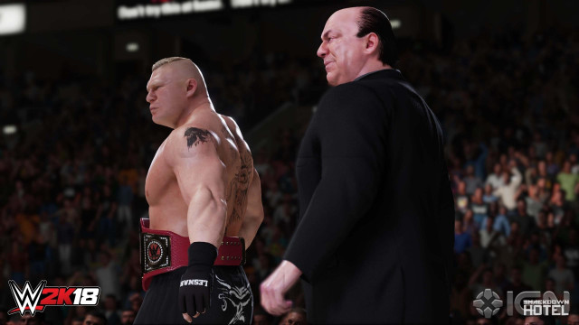 WWE2K18 BrockLesnar PaulHeyman 2