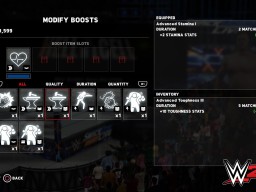 WWE2K18 MyPlayer 13 RTG Boosts