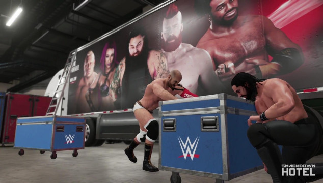 WWE2K18 Backstage SemiTrailer WWE2K18 Backstage SemiTrailer