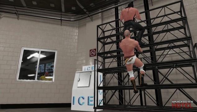 WWE2K18 Backstage Truss Climb