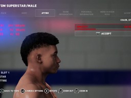 WWE2K18 Creations 9 Hair