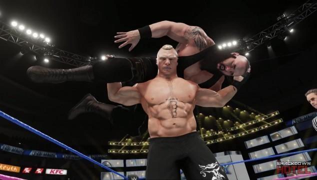 WWE2K18 Lesnar F5