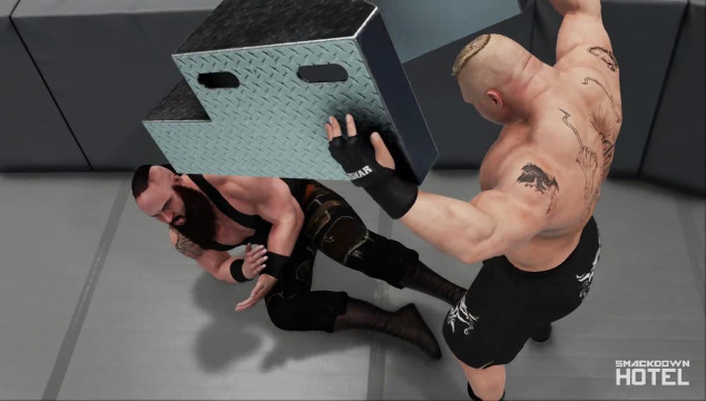 WWE2K18 Lesnar Strowman WWE2K18 Lesnar Strowman