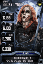SuperCard BeckyLynch S3 13 Ultimate Zombie