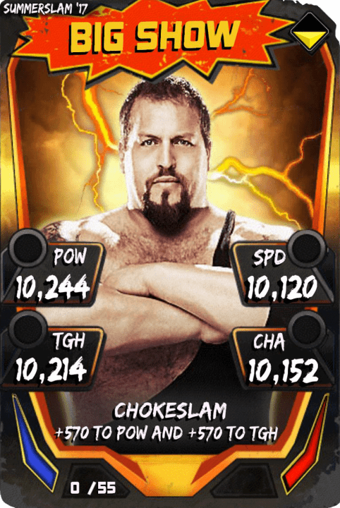 SuperCard BigShow S3 15 SummerSlam17 Throwback