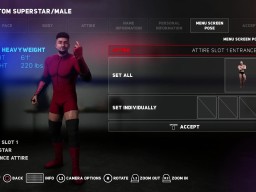 WWE2K18 Creations 32 MenuPose