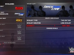 WWE2K18 Universe3 Rivalries