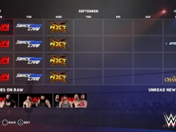 WWE2K18 Universe4 Calendar