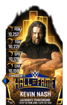 Super card kevin nash s3 15 summer slam17 hall of fame 13687 216