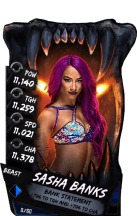 SuperCard SashaBanks S4 16 Beast