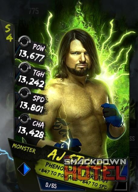 Supercard S4 AJStyles Monster