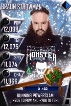 SuperCard BraunStrowman S4 16 Beast Christmas