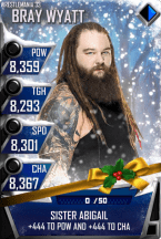 SuperCard BrayWyatt S3 14 WrestleMania33 Christmas