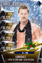 SuperCard ChrisJericho S3 15 SummerSlam17 Christmas