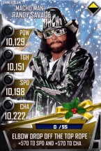 SuperCard MachoManRandySavage S3 15 SummerSlam17 Christmas