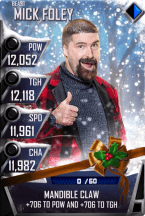 SuperCard MickFoley S4 16 Beast Christmas