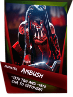 SuperCard Support Ambush S4 17 Monster