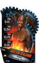 Super card shelton benjamin s4 18 titan 14053 216