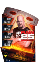 SuperCard SteveAustin S4 18 Titan RingDom RAW25
