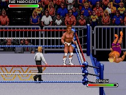 WWF RoyalRumble 1993 TheNarcissist Crush 2