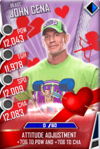 SuperCard JohnCena S4 16 Beast Valentine