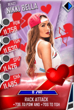 SuperCard NikkiBella S4 16 Beast Valentine