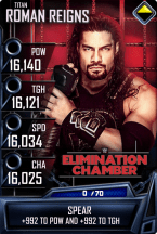 SuperCard RomanReigns S4 18 Titan MITB